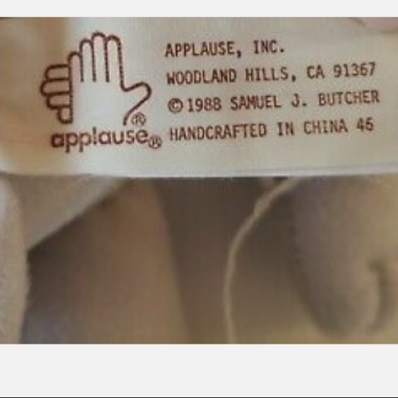 Vintage Precious Moments  (1988) October Doll Halie with stand - Picture 7 of 9